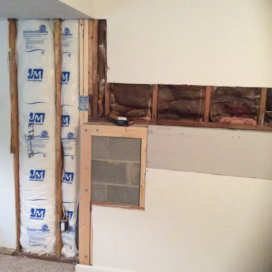Wall insulation replacement during Contents Cleaning & Restoration in Cartersville